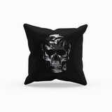 Cushion Cover Skull Silver - Rock ☆ Spirit