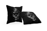 Cushion Cover Skull Silver - Rock ☆ Spirit