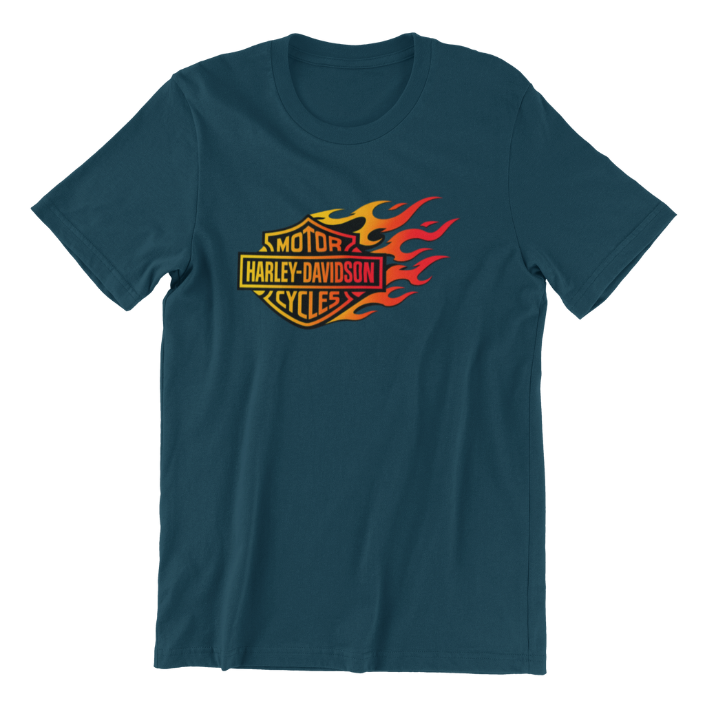 T Shirt Harley Davidson Flame