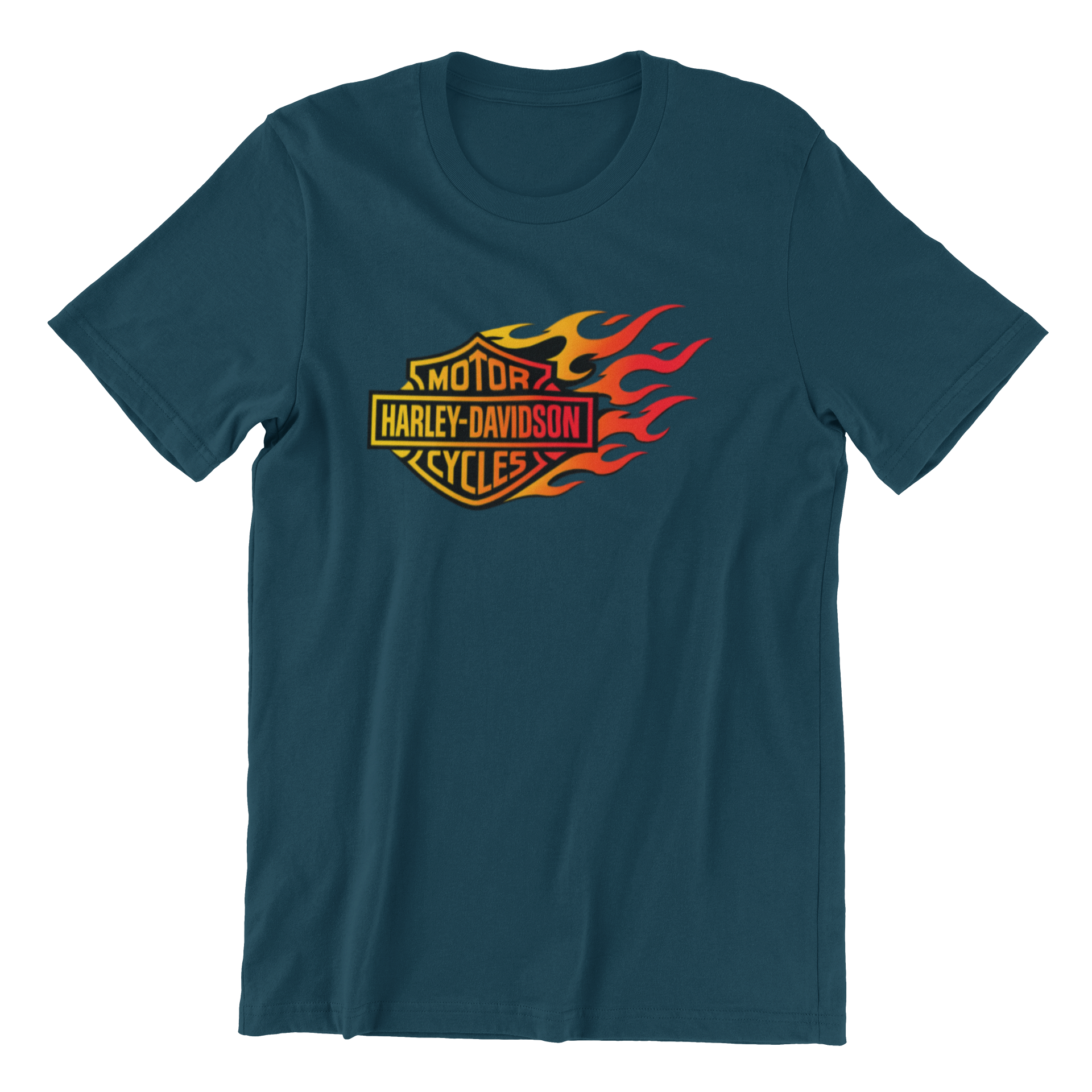 T Shirt Harley Davidson Flame