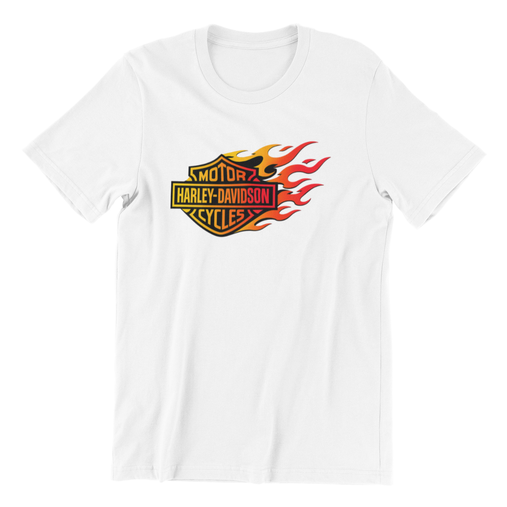 T Shirt Harley Davidson Flame