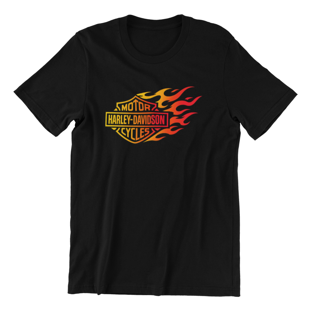 T Shirt Harley Davidson Flame
