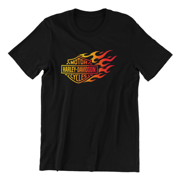 T Shirt Harley Davidson Flame