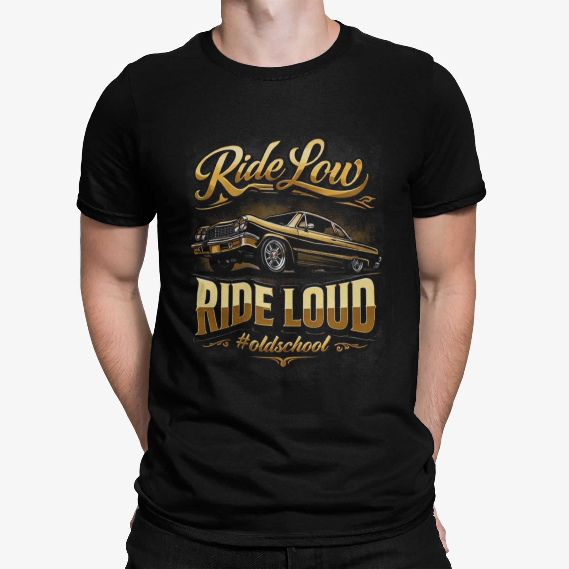 T Shirt Ride Low, Ride Loud Car - Rock ☆ Spirit 