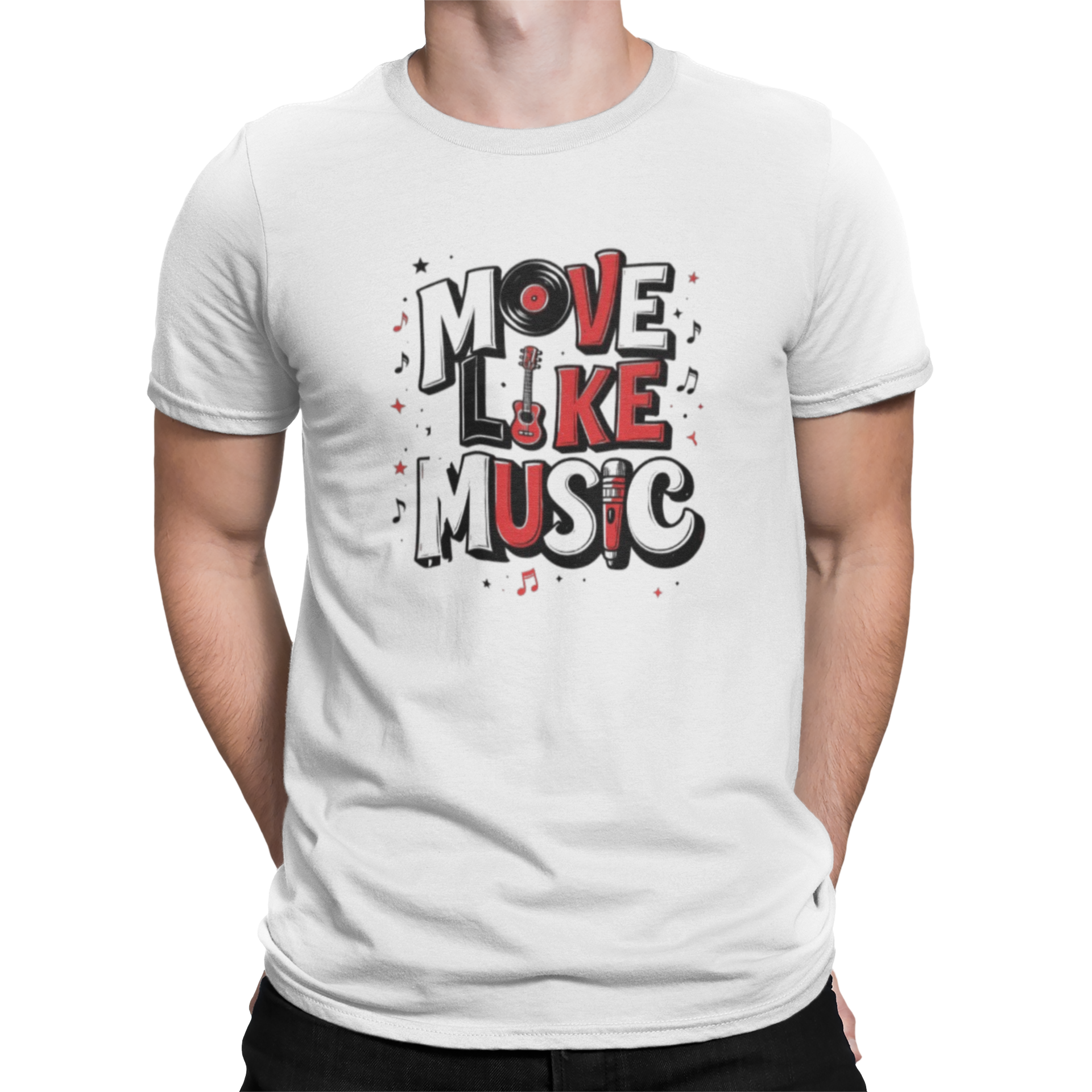 T Shirt Move Like Music - Rock ☆ Spirit 