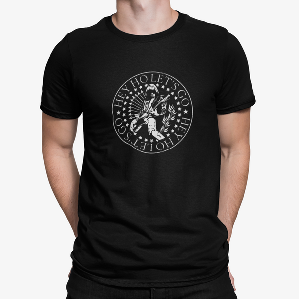 T Shirt  Hey Ho Lets Go RS