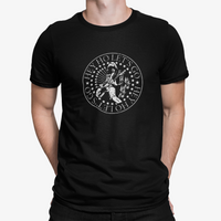 T-Shirt Totenkopf Silber