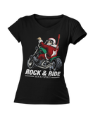 Women T shirt Rock and ride