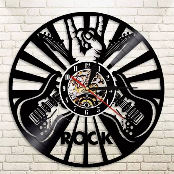 Wall Clock Vinyl Rock - Rock ☆ Spirit 