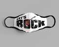 Face Mask Lets Rock. - Rock ☆ Spirit 