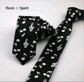 Tie Unisex Skinny Slim NRS - Rock ☆ Spirit 