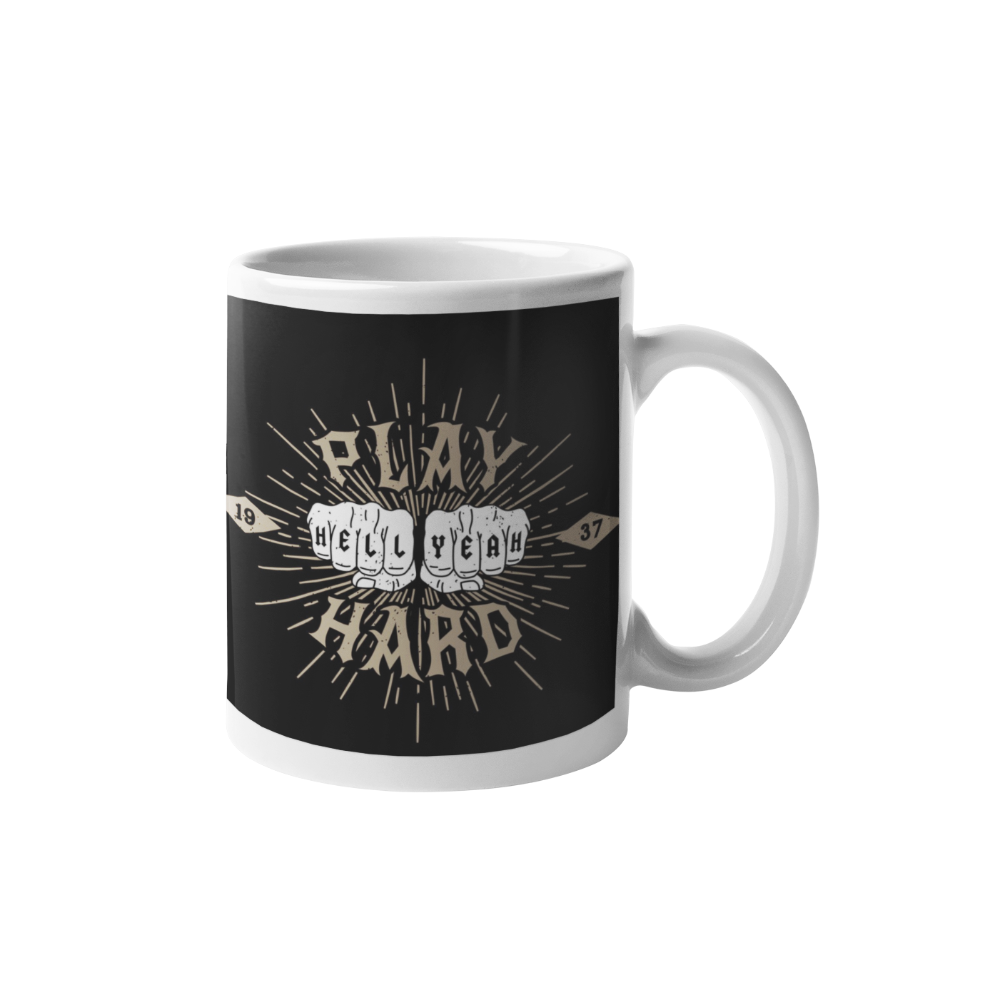 Mug Music Play Hard - Rock ☆ Spirit 