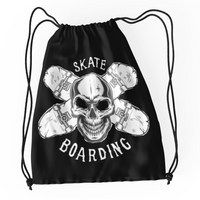 Multi Use Bag Skull Skateboarding - Rock ☆ Spirit 