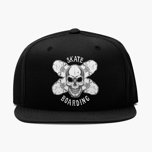 Cap Skull Skateboarding - Rock ☆ Spirit 
