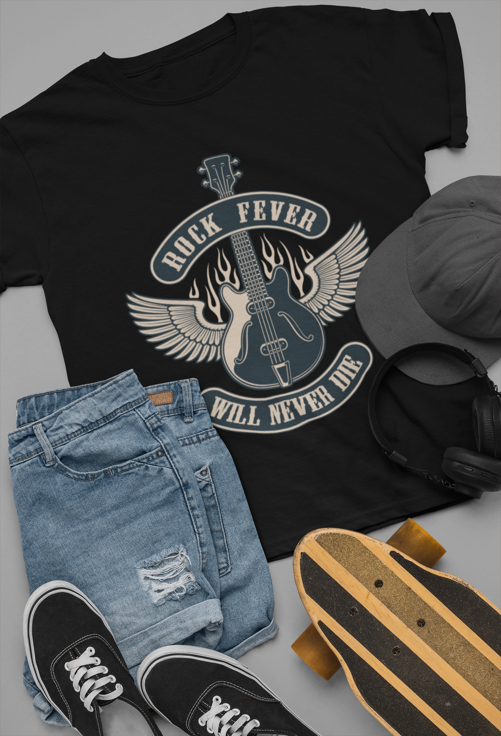 T Shirt Rock Fever - Rock ☆ Spirit 