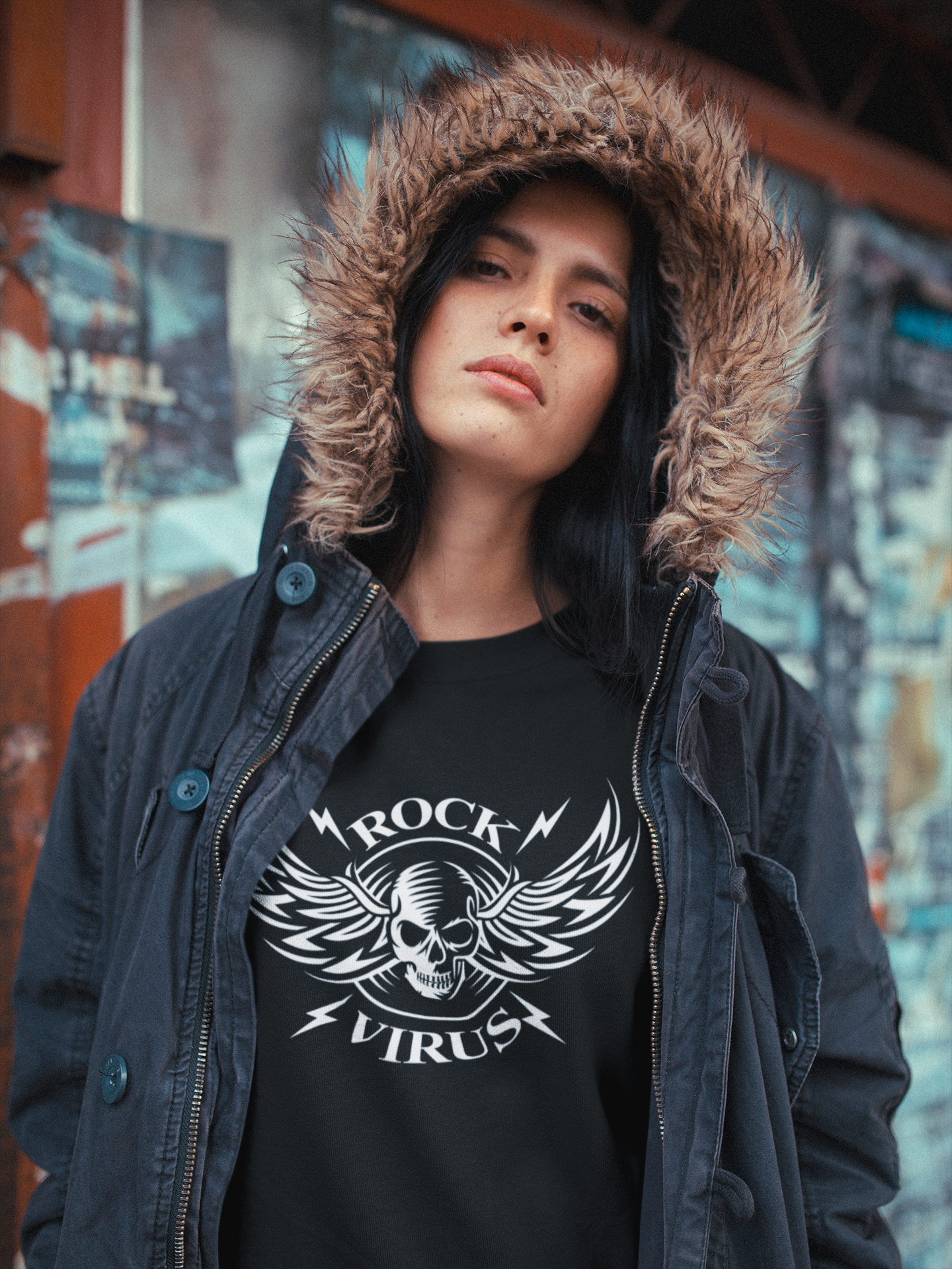 Women T shirt Rock Virus - Rock ☆ Spirit 