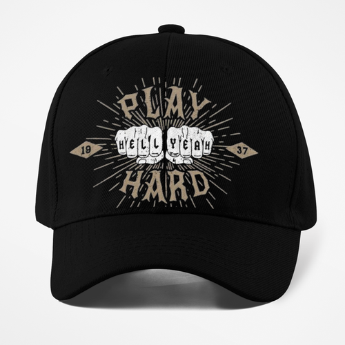 Cap Play Hard - Rock ☆ Spirit 