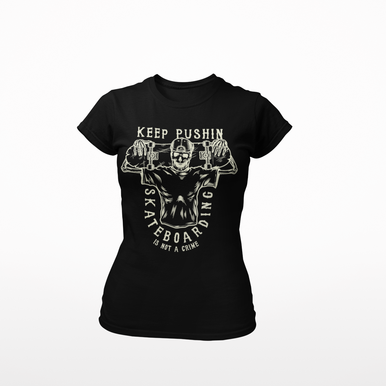 Women T shirt Keep Pushin - Rock ☆ Spirit 