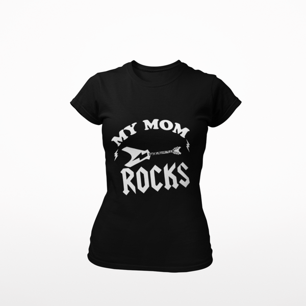 Women T shirt My Mom Rocks