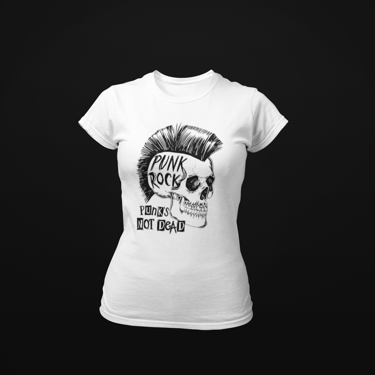 Women T Shirt Punk Is Not Dead - Rock ☆ Spirit 