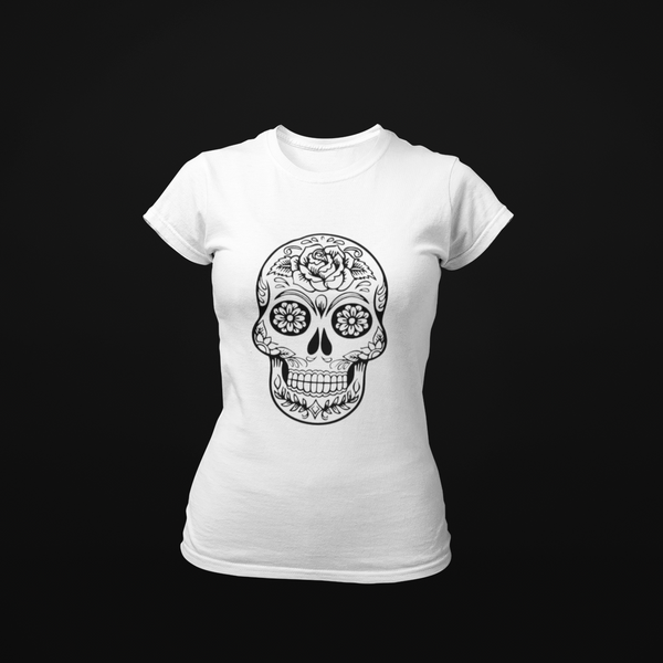 Women T shirt Mexican Skull - Rock ☆ Spirit 