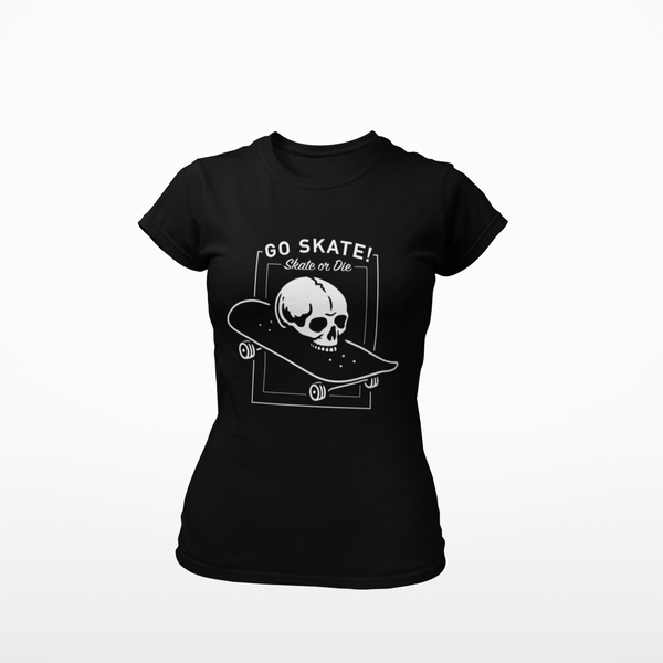 Women T shirt Skate Or Die - Rock ☆ Spirit 