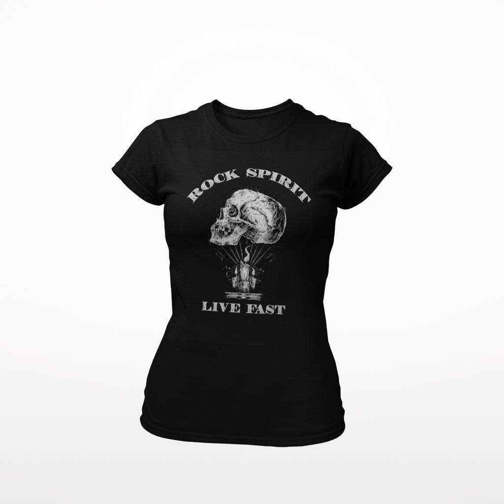 Women T Shirt Live Fast - Rock ☆ Spirit 