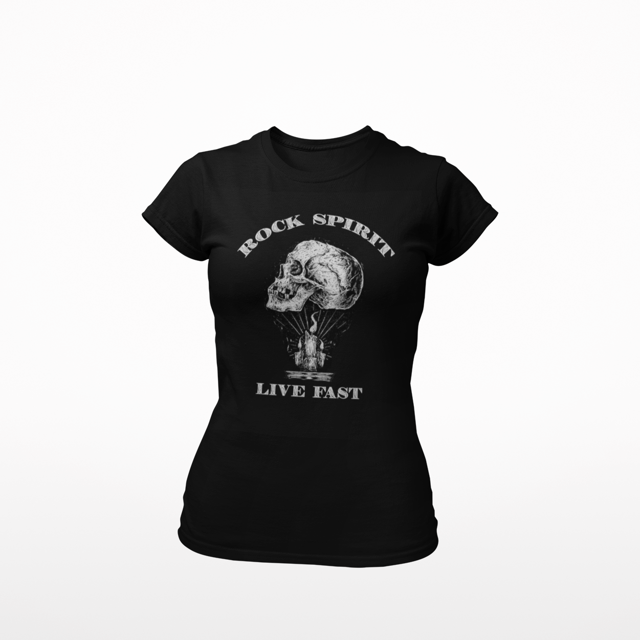 Women T Shirt Live Fast - Rock ☆ Spirit 