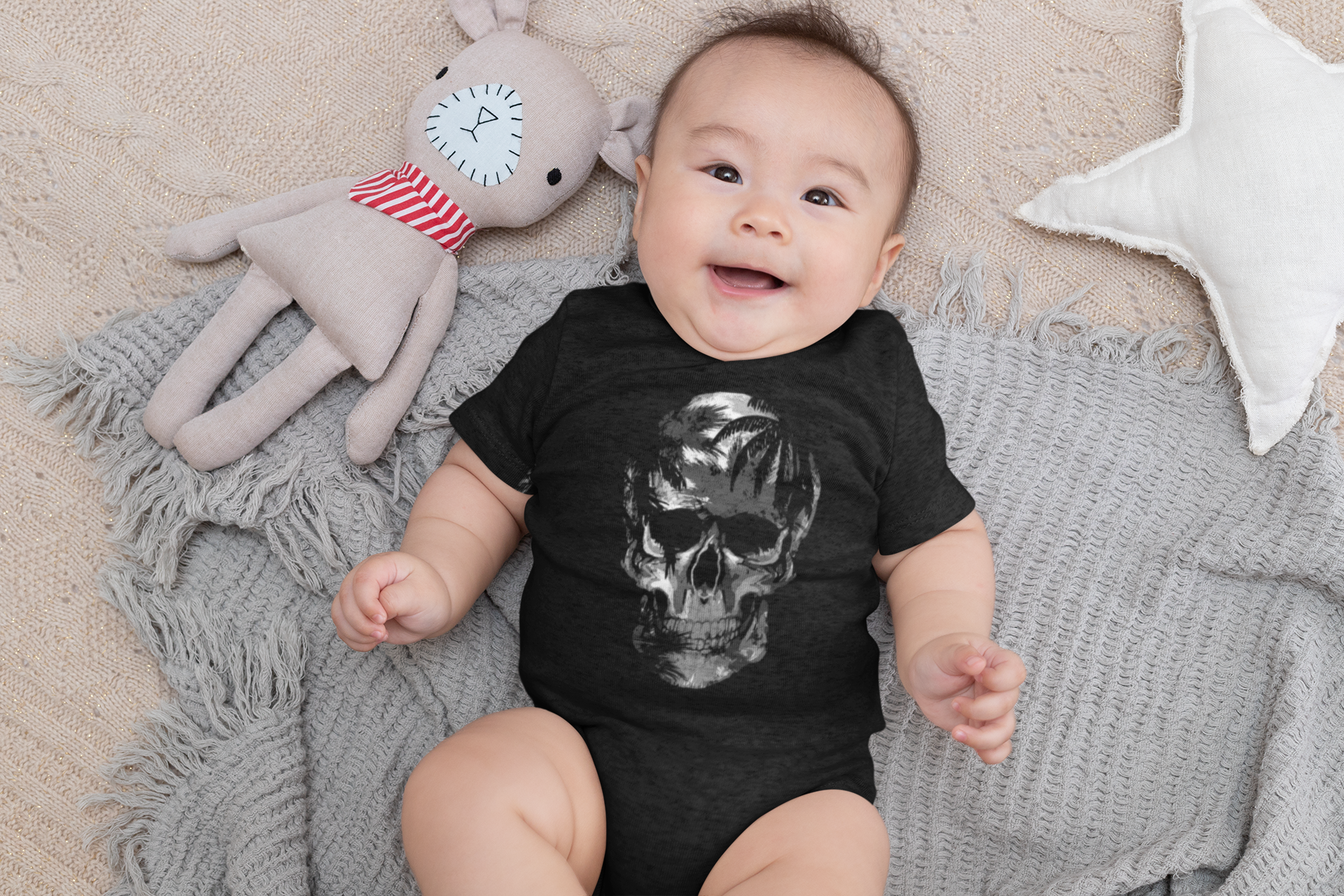 Bodysuit Skull Silver - Rock ☆ Spirit 