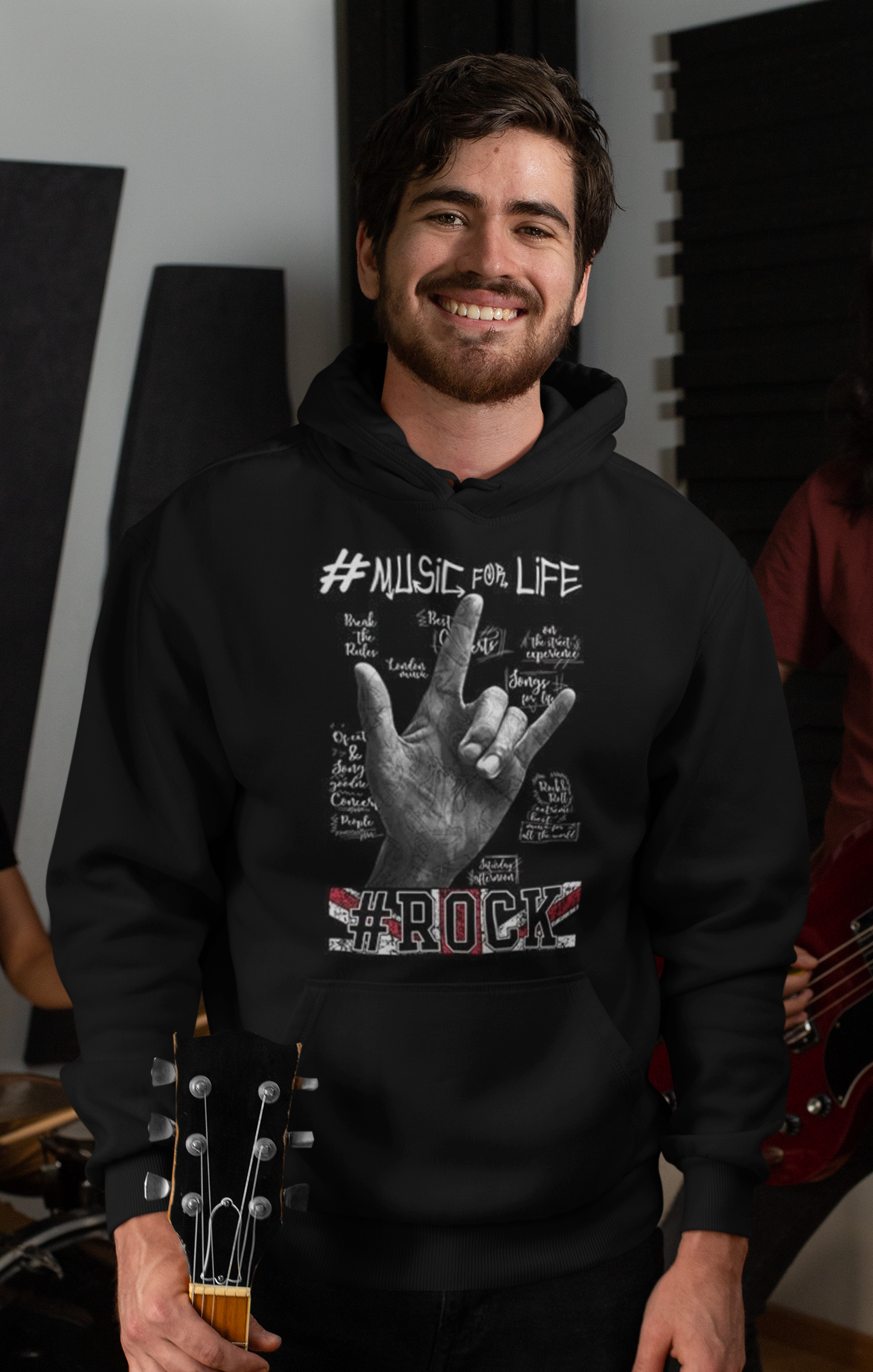 Sweatshirt / Hoodie Music For Life - Rock ☆ Spirit 