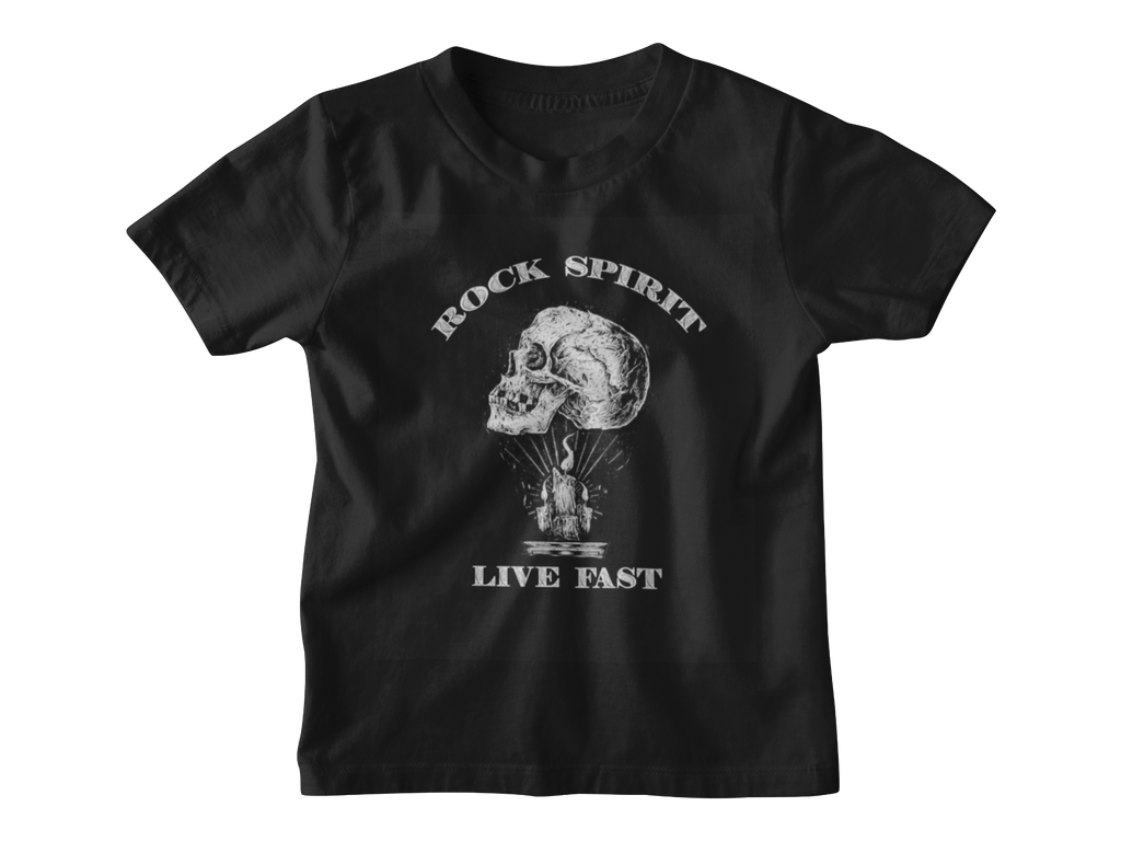 T Shirt Live Fast - Rock ☆ Spirit 