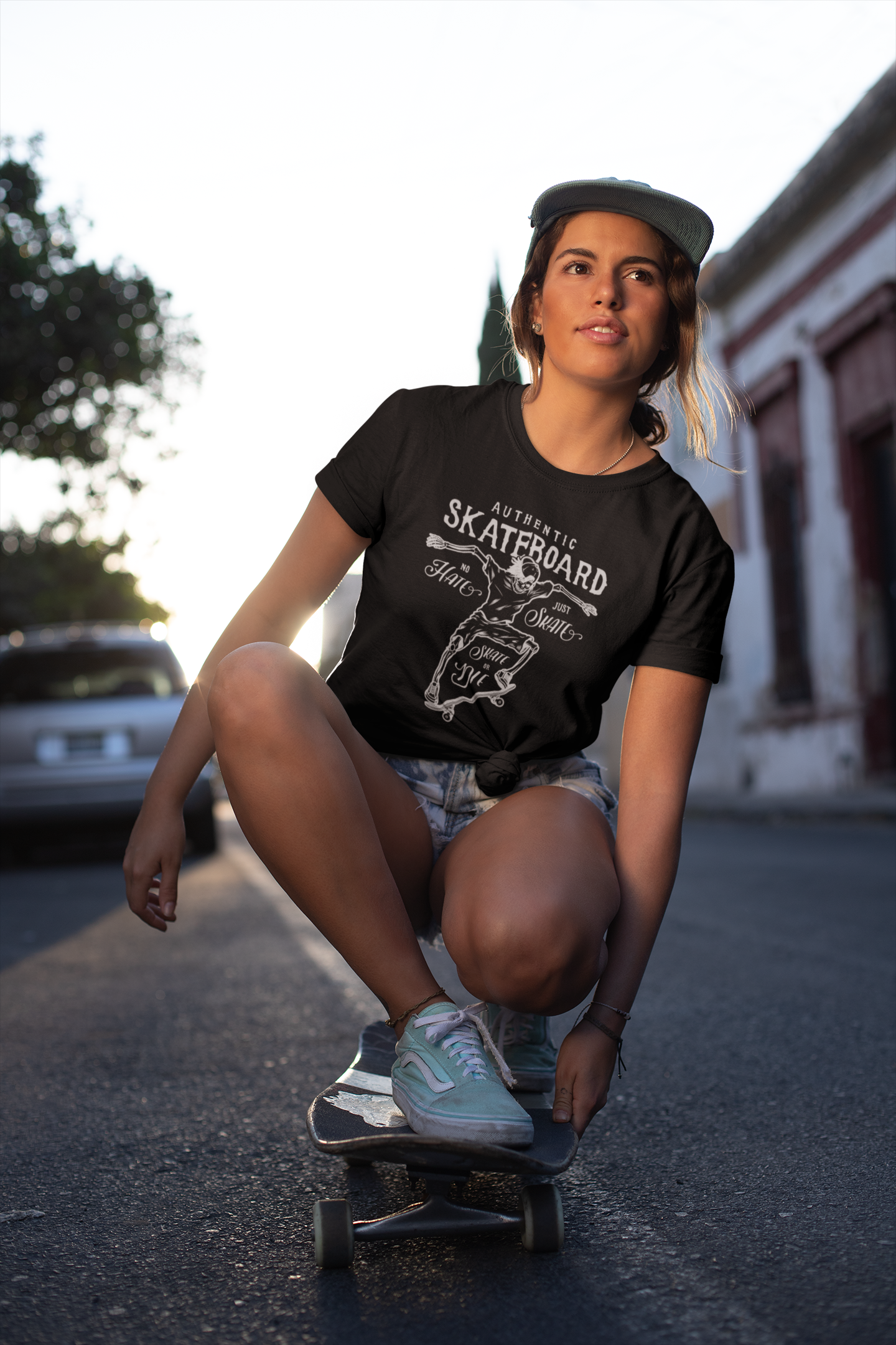 Women T shirt  Hate Skate - Rock ☆ Spirit 