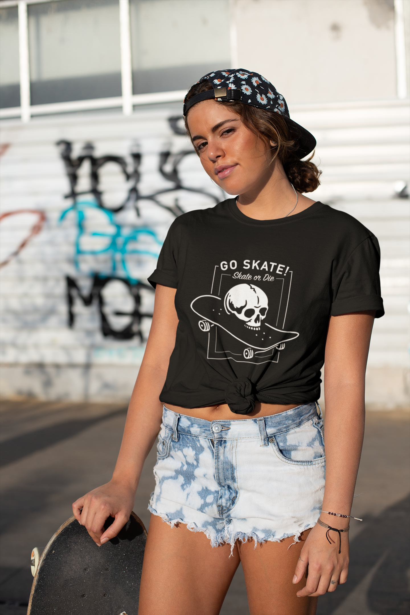 Women T shirt Skate Or Die - Rock ☆ Spirit 