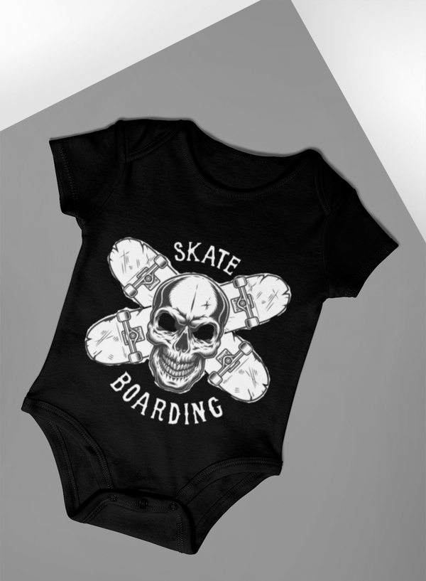 Bodysuit Skull Skateboarding