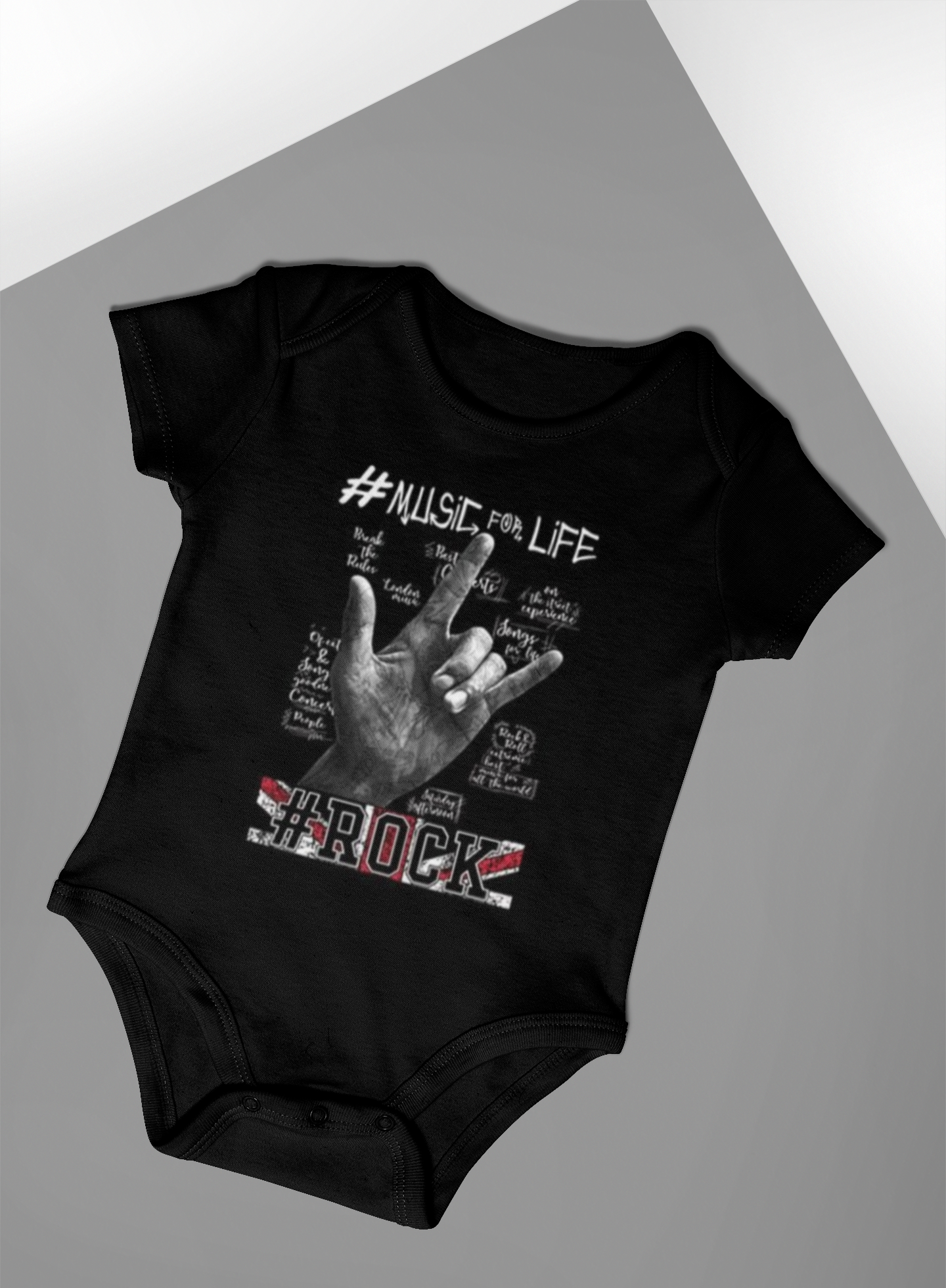 Bodysuit Music For Life - Rock ☆ Spirit 