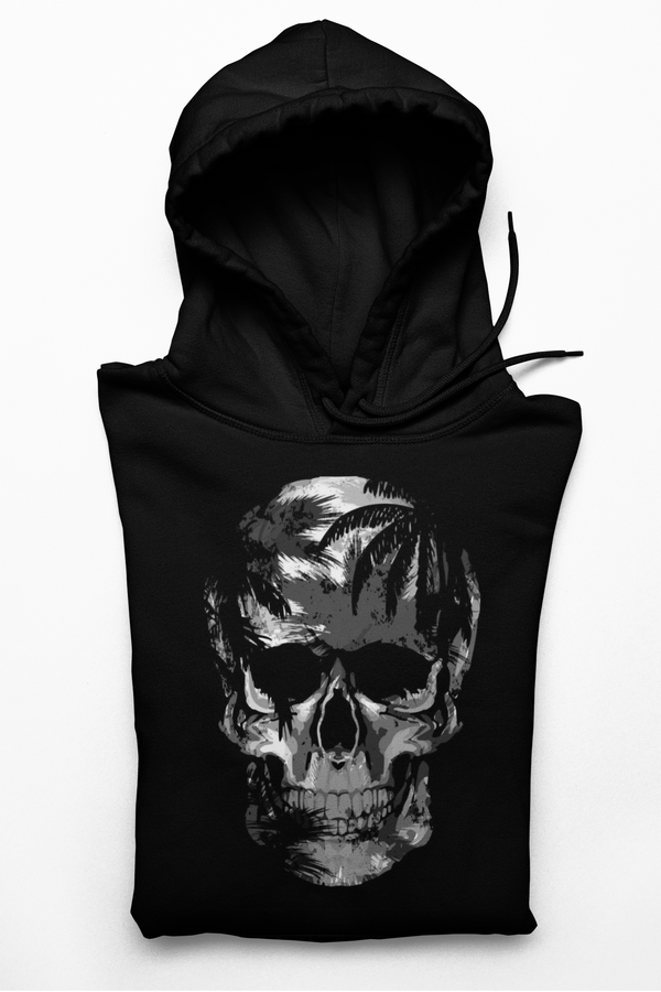Hoodie Skull Silver