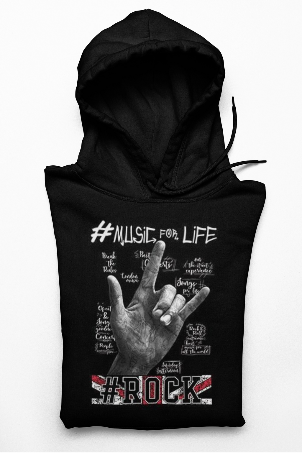 Hoodie Music For Life - Rock ☆ Spirit 