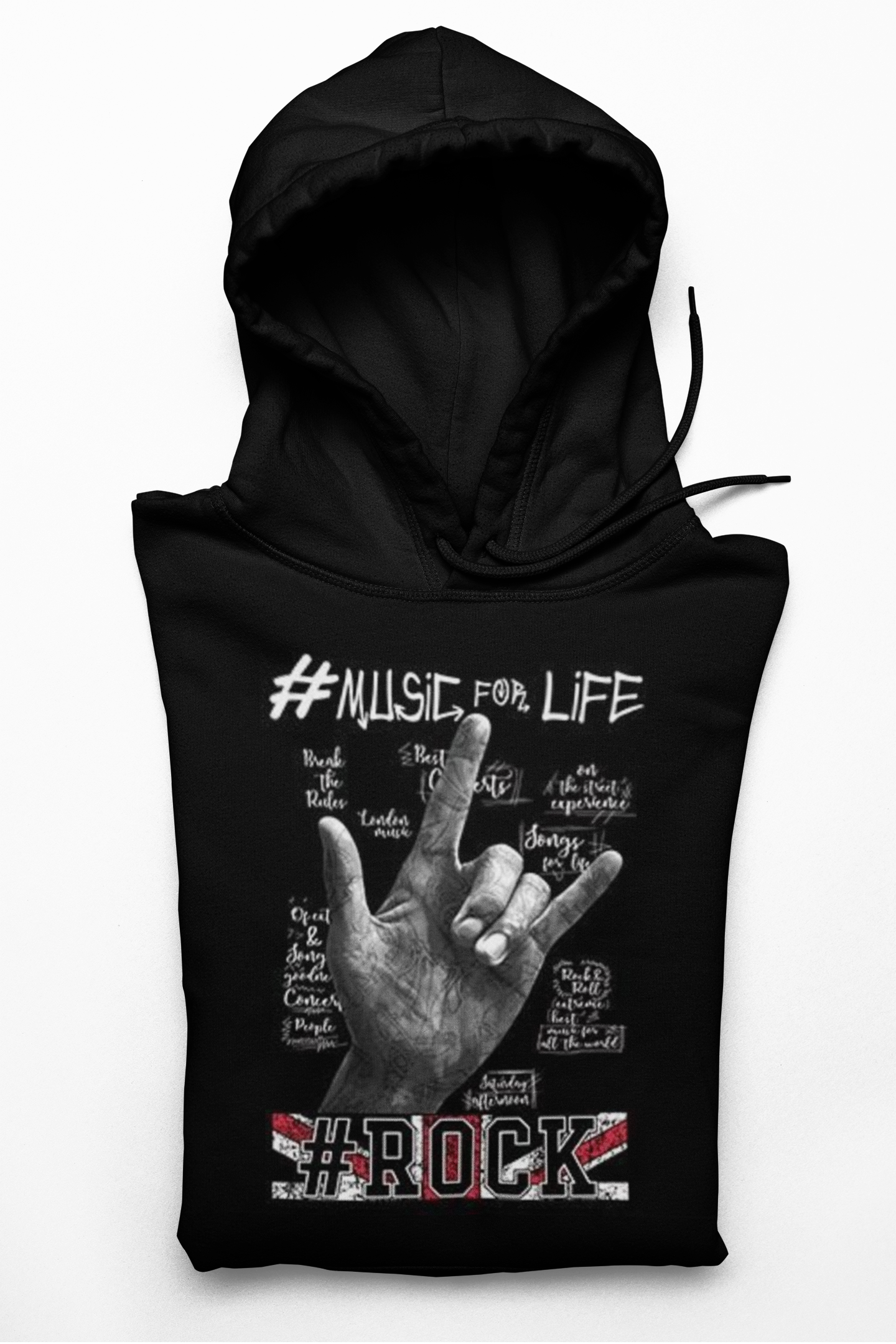 Hoodie Music For Life - Rock ☆ Spirit 