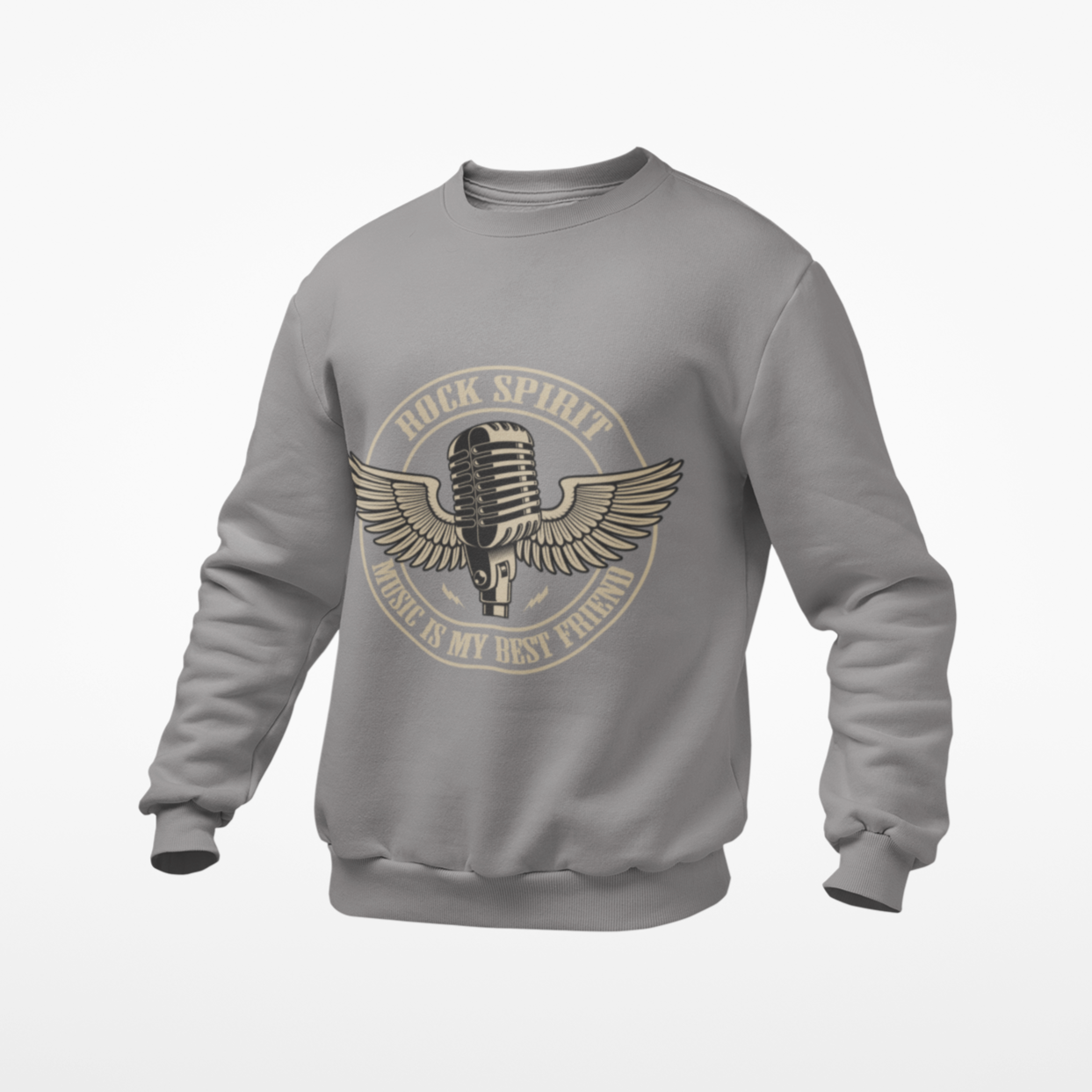 Sweatshirt Music Is My Best Friend - Rock ☆ Spirit 