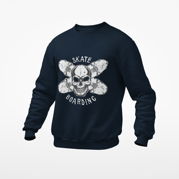 Sweatshirt Skull Skateboarding