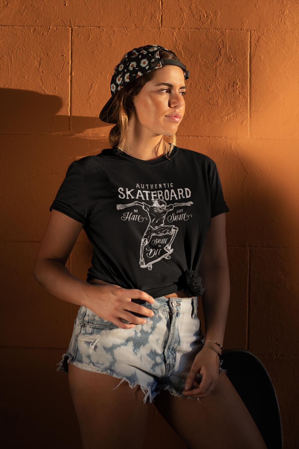 Women T shirt  Hate Skate - Rock ☆ Spirit 