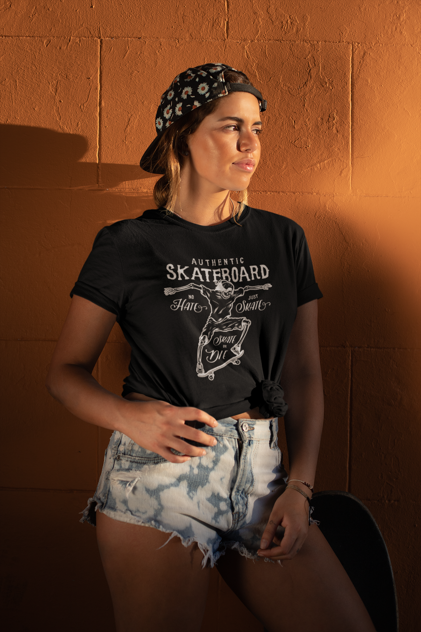 Women T shirt  Hate Skate - Rock ☆ Spirit 