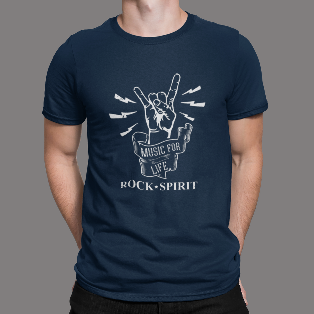 T Shirt Music For Life - Rock ☆ Spirit 