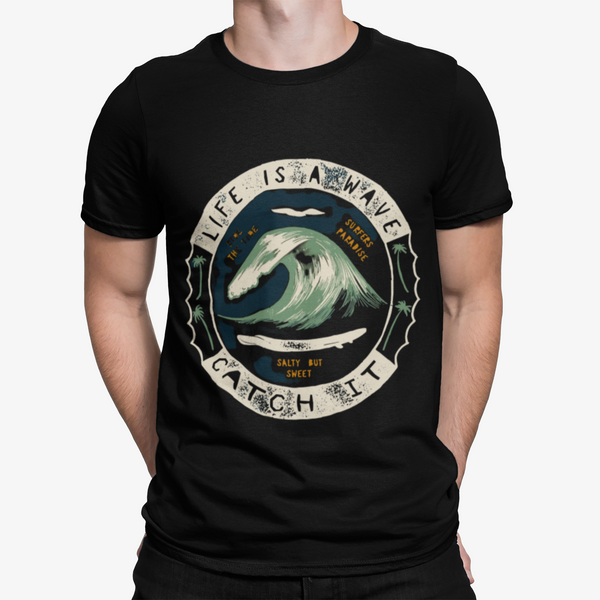 T Shirt Catch Last Wave RS