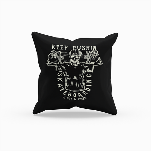 Cushion Cover Keep Pushin - Rock ☆ Spirit 