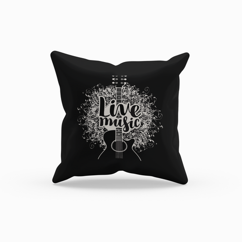 Cushion Cover Live Music - Rock ☆ Spirit 