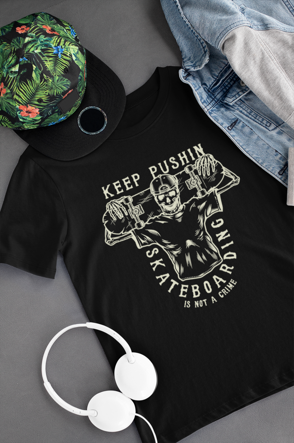 T Shirt Keep Pushin - Rock ☆ Spirit 