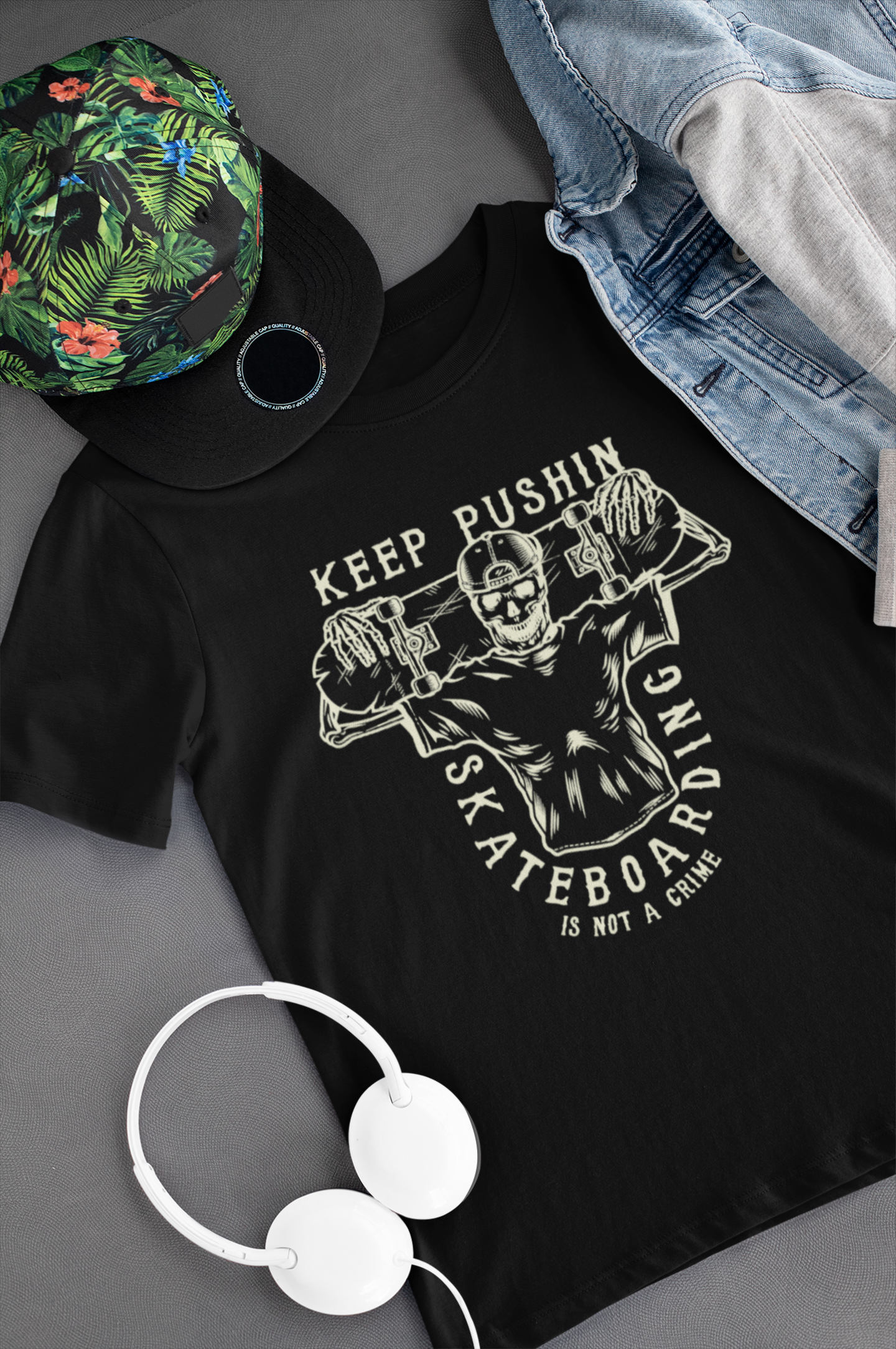 T Shirt Keep Pushin - Rock ☆ Spirit 