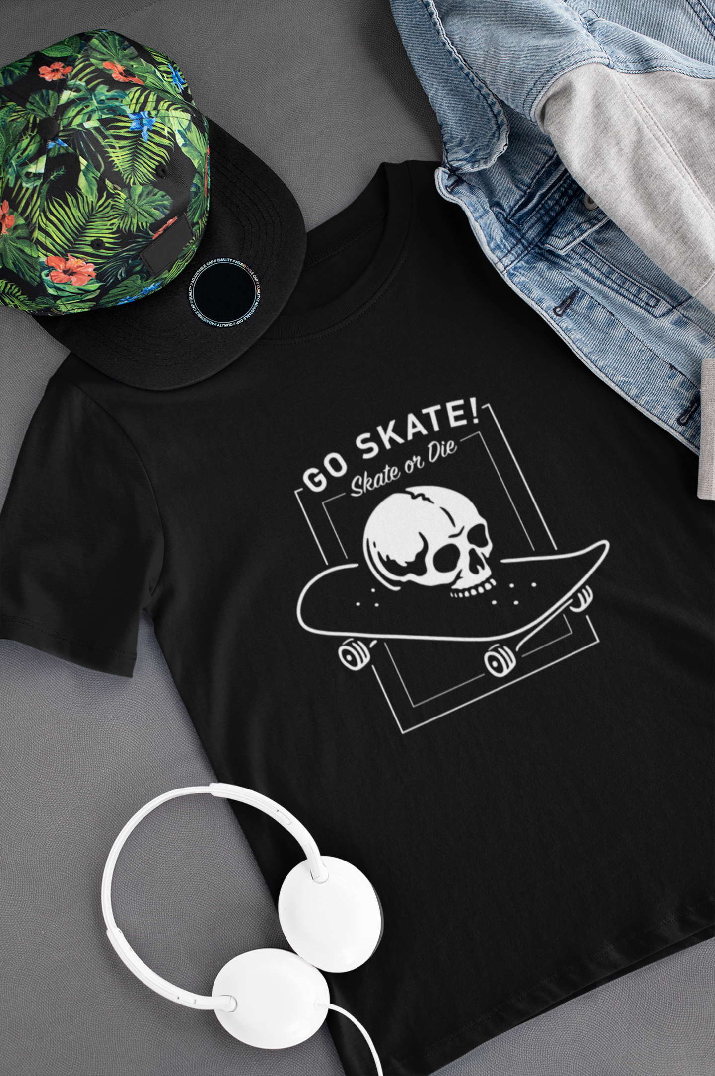 Women T shirt Skate Or Die - Rock ☆ Spirit 