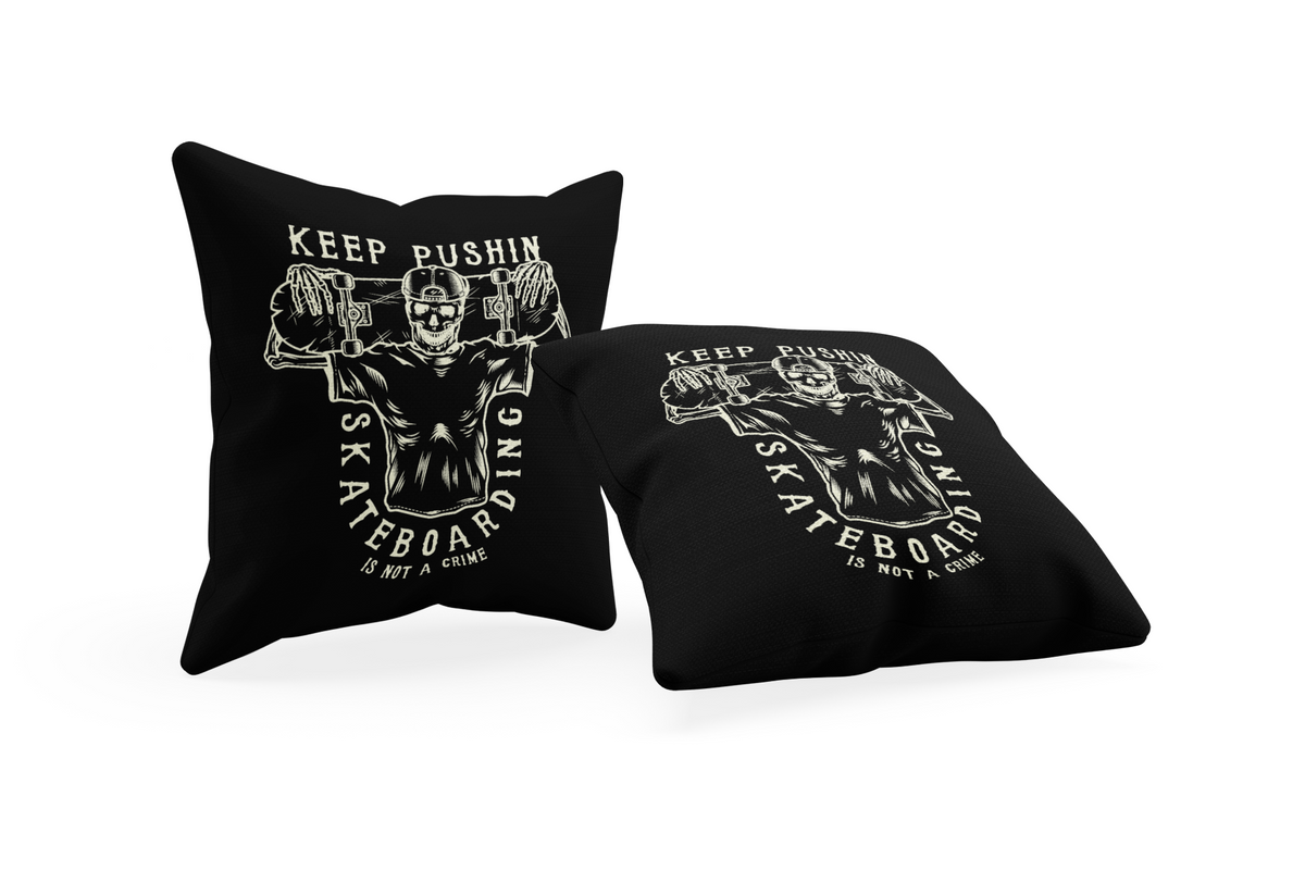 Cushion Cover Keep Pushin - Rock ☆ Spirit 